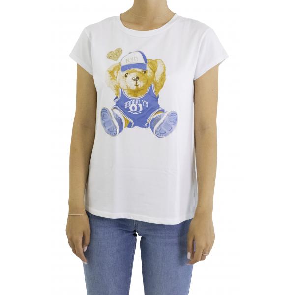 t shirt orsacchiotto con cappello 